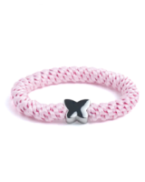 Charmz Baby Pink Silver Butterfly